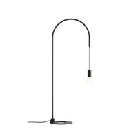 lampara de mesa aluminio negro 113 cm e27 60w