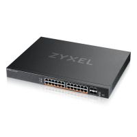 conmutador zyxel xmg2230-28hp gestionado l2l3 24 puertos 25g poe 1u