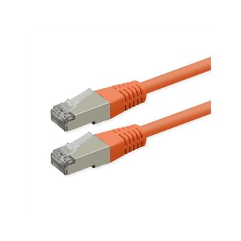 Cable de red ROLINE S/FTP Cat6 PoE 15 m naranja