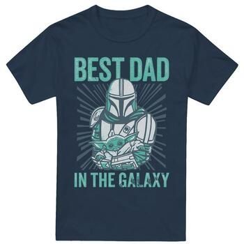 Disney Camiseta Best Dad In The Galaxy para mujer