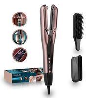 plancha de pelo con aire con doble placa calefactora airlisse 2in1 forcedry duo black 1000w 112000rpm 3 modos cecotec