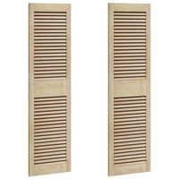 puerta de armario 2 uds natural 1405 x 21 x 395 cm vidaxl