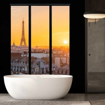 Papel pintado ventana a parís 156x270cm