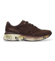 premiata para hombre moerun zapatillas de piel moerun marron 44 plano cordones casual
