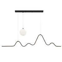 lampara colgante lhj033-cp black bruhed gold