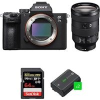alpha 7 iii  fe 24-105 mm f4 g oss  sandisk 64gb extreme pro uhs-i sdxc 170 mbs  2 np-fz100  2 aros de garantra