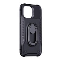 funda para movil joyroom jr-14s2 rigida con soporte giratorio negra para iphone 14 pro