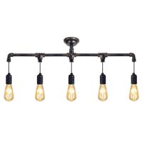 plafon barra metal negro cobre