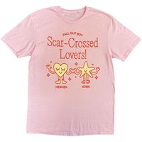 fall out boy camiseta scar crossed lovers para hombre