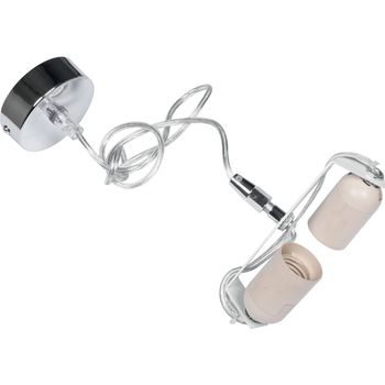 Armazón para colgante londres 2xe27 al.reg.xd.17cm cromo