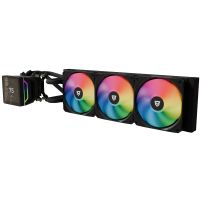 nfortec sedna 360 argb kit refrigeracion liquida con pantalla lcd 4 personalizable negro