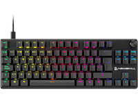 teclado gaming - newskill serike v2 tkl usb tipo a extraible teclas iluminadas con rueda de volumen negro
