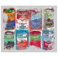 cuadro - surtido de latas cm 50x60