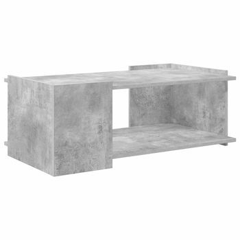 Mesa De Café | Mesa De Centro Gris Hormigón 90 X 50 X 33 Cm Madera De Ingeniería