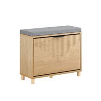 banco para zapatos de una puerta 60x24x50cm moderno