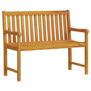 Banco De Jardín | Banco De Exterior | Silla De Jardín 110 Cm Madera Maciza Acacia