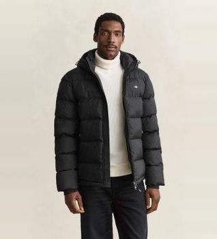 Gant para hombre. 7006661 Chaqueta Active negro (S), Casual, Poliéster Reciclado