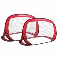 porteria plegable schildkrot 120 x 80 x 80 cm rojo 2 unidades