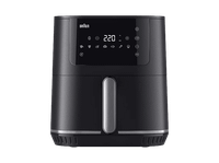 freidora de aire - braun multifry 5 hf5030 1700w 6 l temperatura 80 a 200 8 programas automaticos negro mate