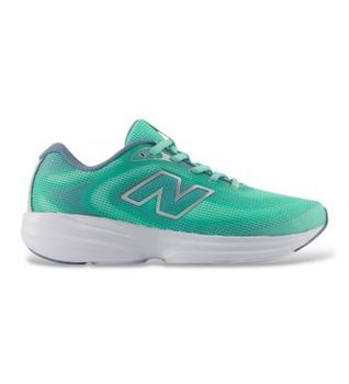 New Balance para mujer. W411V4_RU Zapatillas 411v4 verde (43), Plano, Cordones, Deportivo