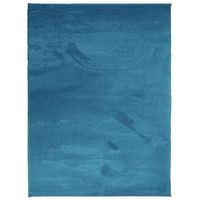 alfombra de pelo corto oviedo turquesa 240x340 cm vidaxl