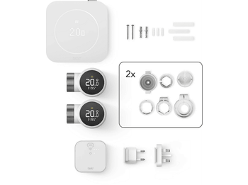 Termostato - tado Cableado X (2ª gen.) Kit de Inicio Multiespacio, Control habitaciones múltiples, Blanco