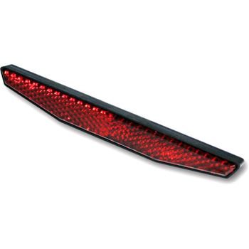 Reflector trasero 125x18mm rojo