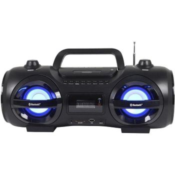 Radio CD Reflexion CDR900BT 2x RMS Bluetooth USB MP3 Portátil Negro Naranja