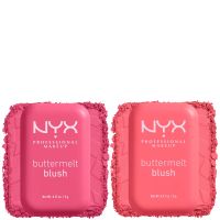 nyx professional makeup buttermelt powder blush up to 12h wear blush bundle various shades - u know butta