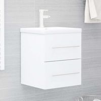 mueble de almacenaje  mueble con lavabo madera contrachapada blanco brillante cfw295265