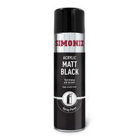 matt black spray paint 500ml