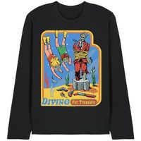 steven rhodes camiseta manga larga diving for treasure para mujer