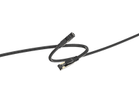 cable de red - isy ipc-1013 3m cat-8 rj-45 40 gbps negro