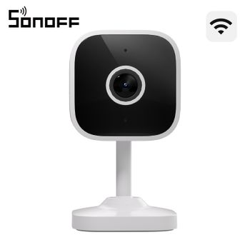 SONOFF CAM-S2 Cámara inalámbrica de seguridad para el hogar HD 1080P, detección de movimiento, alarma, interacción en tiempo real, audio bidireccional, compatible con Alexa y Google Home