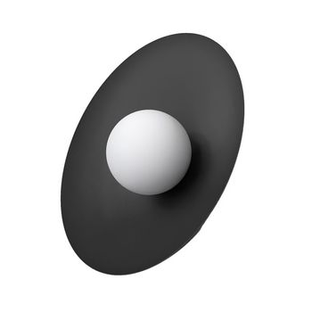 Aplique de pared buli negro