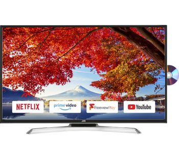JVC LT-43C795  Smart LED TV with Built-in DVD Player