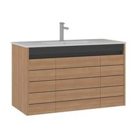 mueble para lavabo  - 101 x 47 x 62 cm - nogal