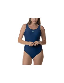 Bañador de Natación Aquarapid Costume Intero Mujer Azul