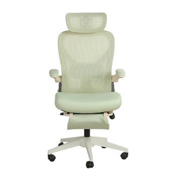 Silla De Oficina Ergonómica Plegable Verde, Soporte Lumbar Y Reposacabezas 3d Ajustables