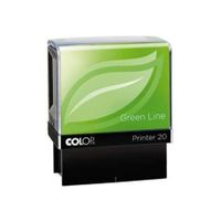 colop word stamp green line signed unchecked