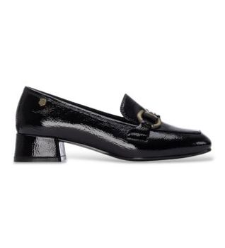 Carmela para mujer. 16253901-ANTRACITA Zapatos de Piel 162539 negro (39), 1 a 3cm, Ninguno, Casual, Clásico