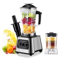 licuadora profesional multifuncion de 6000w con 4 cuchillas maquina trituradora 2 en 1 recipiente de 25l ideal para hielo nueces y frutas potente