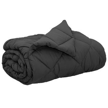 Edredón | Duvet De Todo El Año Antracita 200 X 220 Cm Microfibra