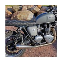 sistema de escape triumph bonneville efi mass cafe racer 2-1