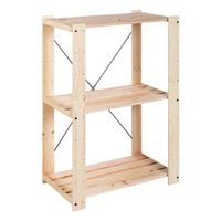 estanteria de madera de pino maciza astigarraga evolution 111x767x43cm
