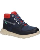 de kickers 878881-30 kickadventur cuir cow distress 103 marine orange