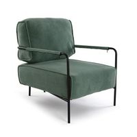 versa sillon mayla de estilo chic medidas al x l x an 775 x 825 x 665 cm color verde