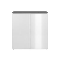 aparador 2 puertas l885 cm - gris