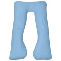 almohada de embarazo azul claro 90x145 cm vidaxl