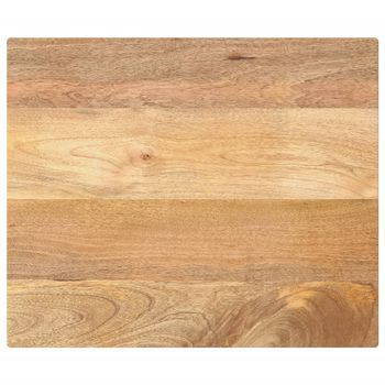 Tablero De Mesa Rectangular Madera Maciza Mango 60x50x2,5 Cm Vidaxl